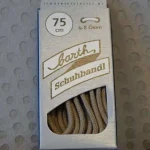 Lacet rond fin Light Beige, 75 cm (Barth) #0