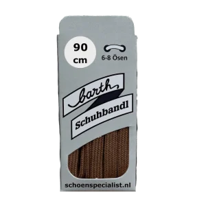 Lacet Plat Étroit Barth Marron Clair 90cm