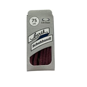 Lacets Ronds Épais Bordeaux 75 cm – Barth Qualité Allemande