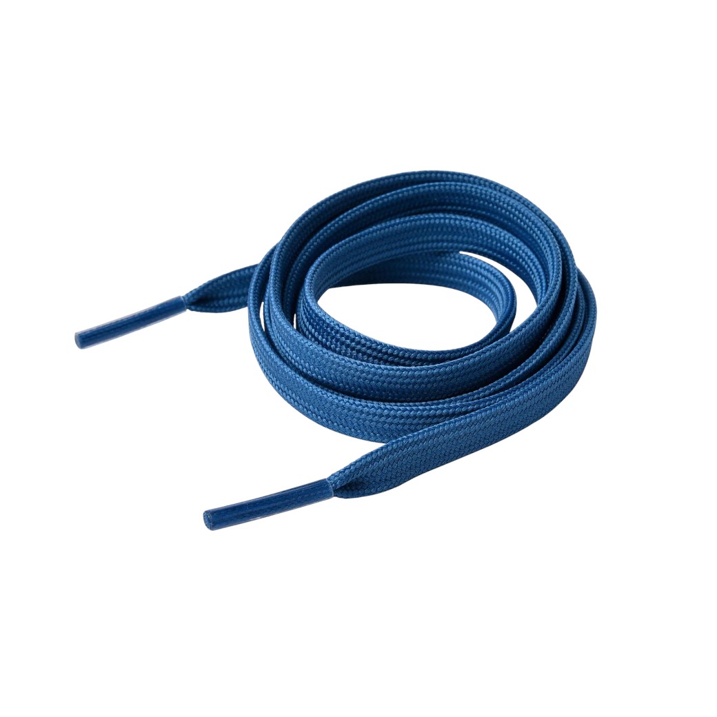 Lacet rond en cire – Jeans bleu – 75 cm #2