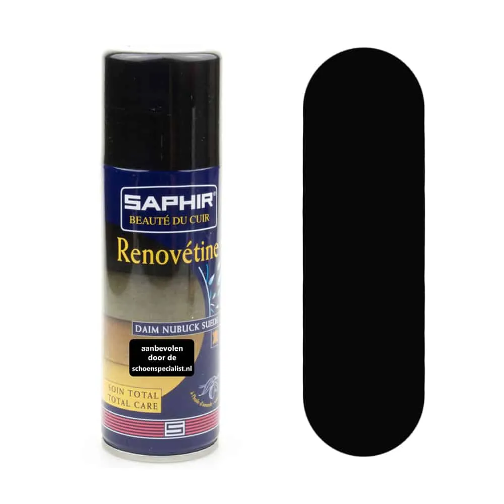 Saphir Renovétine spray – spray daim / nubuck – Noir (01) – 200 ml #1