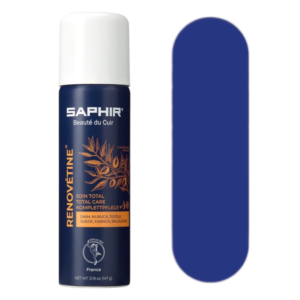 Saphir Renovétine spray – spray daim / nubuck – Bleu Saphir (07) – 200 ml #0